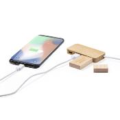 Port USB en bambou