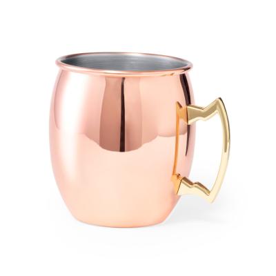 Tasse en acier inoxydable cuivré - 500 ml