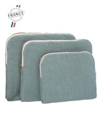 Housse d'ordinateur en lin lavé - 255 g