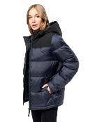 Parka Matelassée à capuche bi-ton - Unisexe