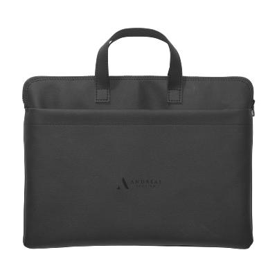 Sac ordinateur portable en simili cuir végétalien
