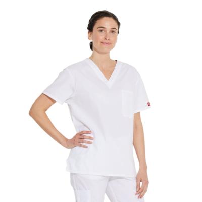 Haut professionnel à col V - Unisexe