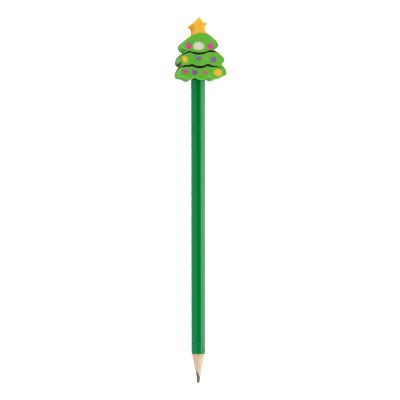 Crayon avec figurine de Noël
