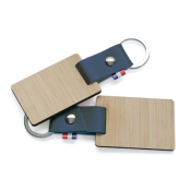 Porte-clés en matière végétale et bambou