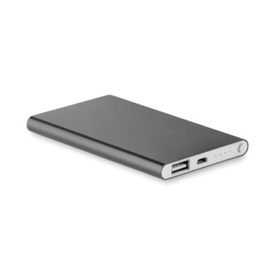 Powerbank 4000 mAh en aluminium