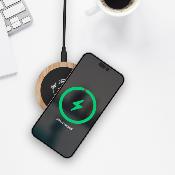 Chargeur à induction avec logo lumineux - Made in France