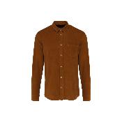 Chemise Manches Longues en Velours Homme 150g