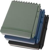 Carnet en plastique océanique A6 avec stylo bille