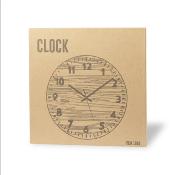 Horloge murale en bois
