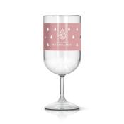 Verre à pied en plastique réutilisable - 18 cl
