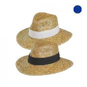 Chapeau de paille avec Bandeau en PET - Made in Europe