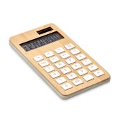 Calculatrice à double alimentation en bambou