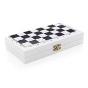 Jeu de société 3 en 1 dans une boîte en bois Deluxe