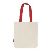 Sac shopping anses contrastées