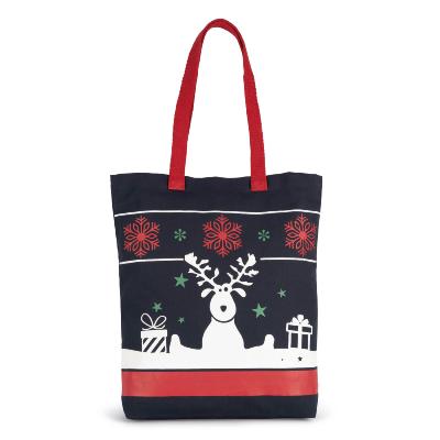 Sac shopping avec motifs de Noël