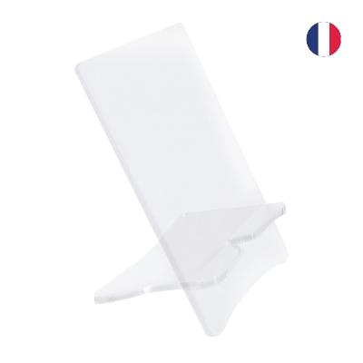 Support téléphone en PMMA recyclé