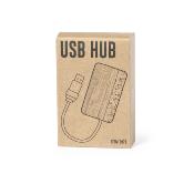 Port USB en bambou et extrait de marbre