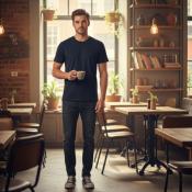 T-shirt en coton biologique made in France - Homme - 170 g