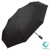 Parapluie de poche noir en toile recyclé
