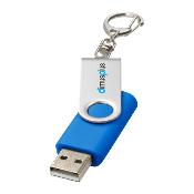 Clé USB rotative avec porte-clés