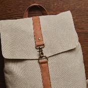 Sac à dos en toile recyclée