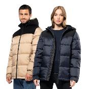 Parka Matelassée à capuche bi-ton - Unisexe