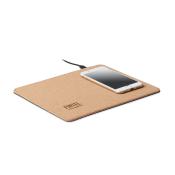 Tapis de souris en liège avec chargeur sans fil