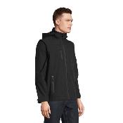 Softshell à capuche et manches amovibles - Homme
