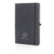 Carnet A5 à couverture rigide en cuir recyclé