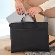 Sac ordinateur portable en simili cuir végétalien