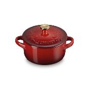 Mini cocotte en céramique avec couronne décorative - Le Creuset