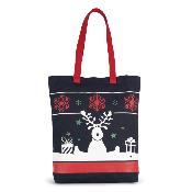 Sac shopping avec motifs de Noël