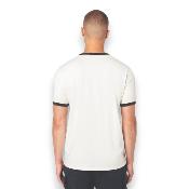 T-shirt à bords contrastés en coton biologique - Homme