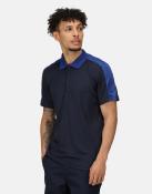 Polo contrasté