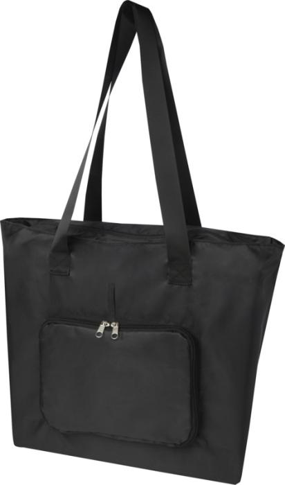 Sac shopping pliable en polyester recyclé certifié GRS