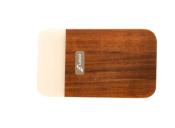 Planche à découper en acacia et marbre blanc