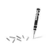 Kit d'outils en forme de stylo possédant 8 embouts