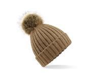 Bonnet épais avec pompon amovible