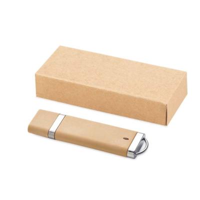 Clé USB avec boîtier en paille et polypropylène
