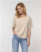 T-shirt à manches retroussées - Femme