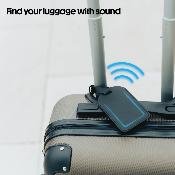 Etiquette à bagage avec géolocalisation