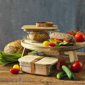 Boîte repas en verre et bambou