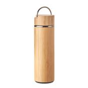 Bouteille à double paroi en bambou