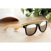 Lunettes de soleil en bambou