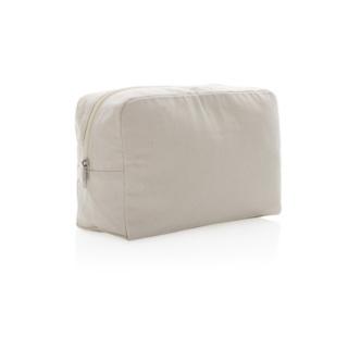 Trousse de toilette en toile recyclée non teintée - 285 g