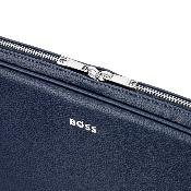 Housse pour ordinateur en cuir grainé - HUGO BOSS