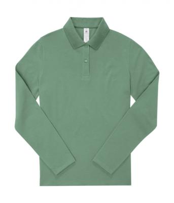 Polo manches longues en coton pour Femme - 210 g
