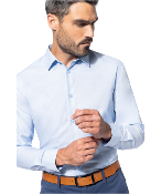 Chemise oxford manches longues homme 125 g
