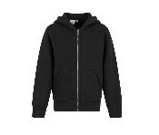 Sweat zippé oversize enfant en coton biologique recyclé 330 g/m²