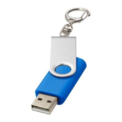 Clé USB rotative avec porte-clés